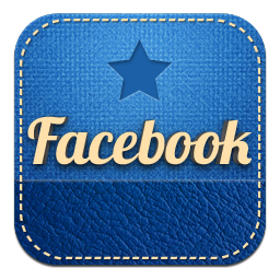 retro facebook icon